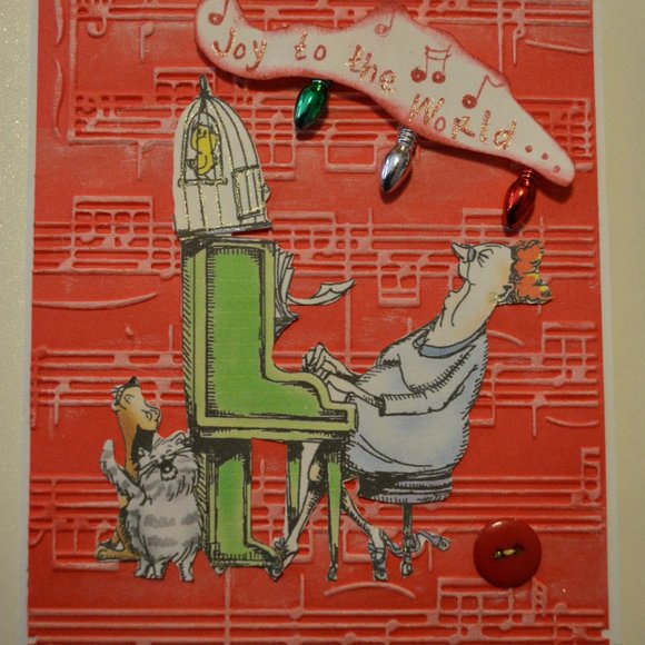 Darice 4” x 6” embossing folder - SHEET MUSIC - Picture 9 of 11